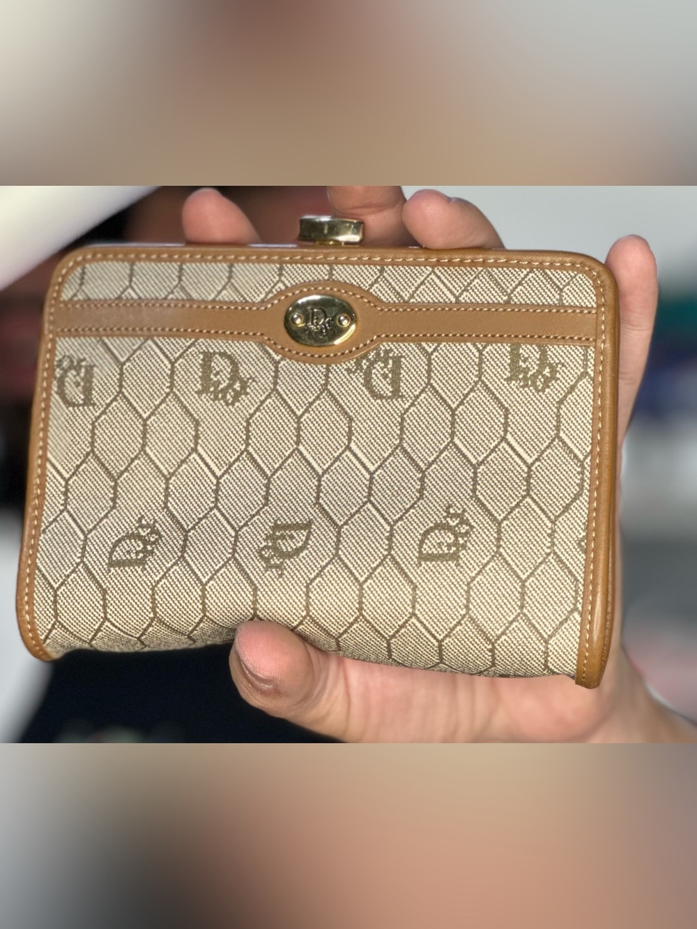 Dior Honeycomb Pouch